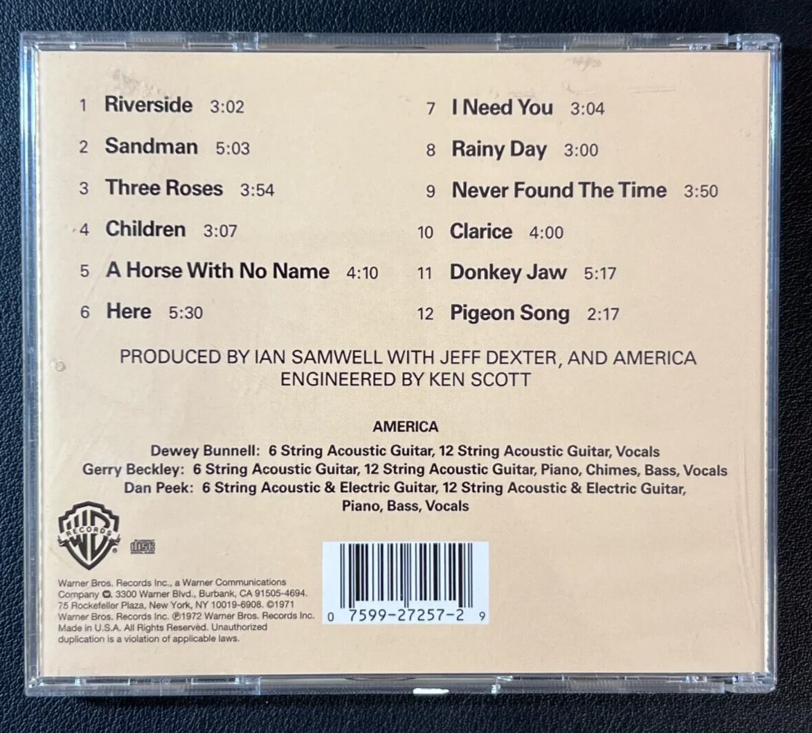 America — Dewey Bunnell & Gerry Beckley Signed Ticket AUTOS 'America' Rock Band w/CD WOW!, изображение 3