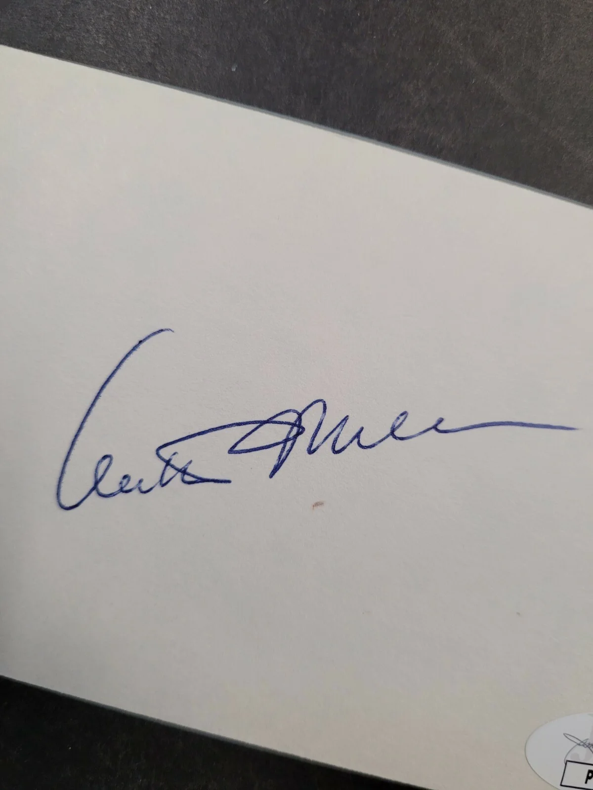 Arthur Miller — Arthur Miller Signed 3x5 index card JSA Certified Auto! Playwright, image 2