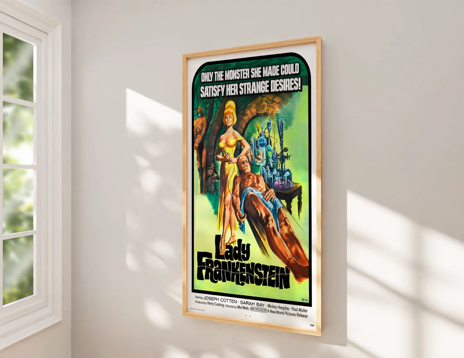 Lady Frankenstein - 1971 Italian Horror Exploitation 27.2" x 41" US One Sheet, image 2