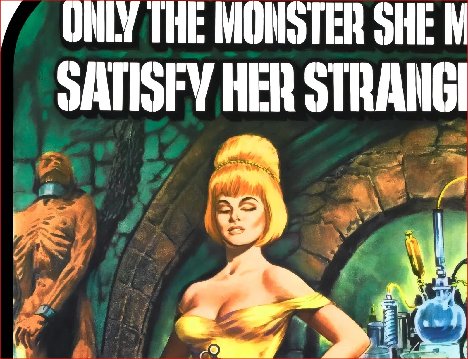 Lady Frankenstein - 1971 Italian Horror Exploitation 27.2" x 41" US One Sheet, image 4