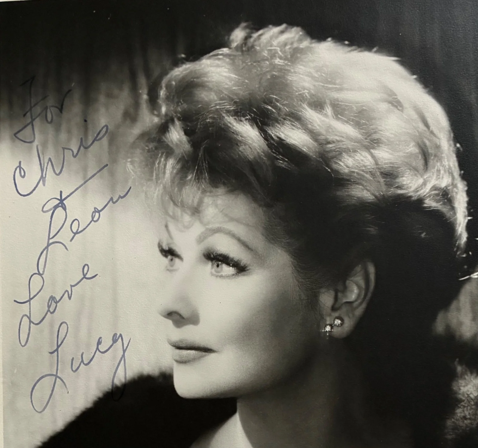 Lucille Ball — LUCILLE BALL Signed 8x10 Photo Authentic Autograph Love Lucy Vintage Glamour, изображение 3