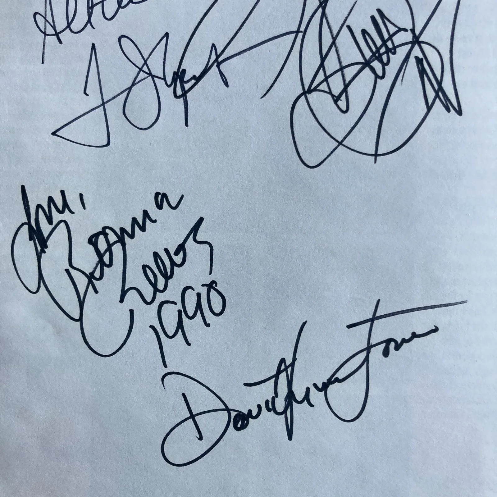 Tom Wopat David Lynn Jones T. G. Sheppard — Signed Souvenir Program Country Music FAN FAIR 1990 Tom Wopat Bobby Goldsboro +5, image 3