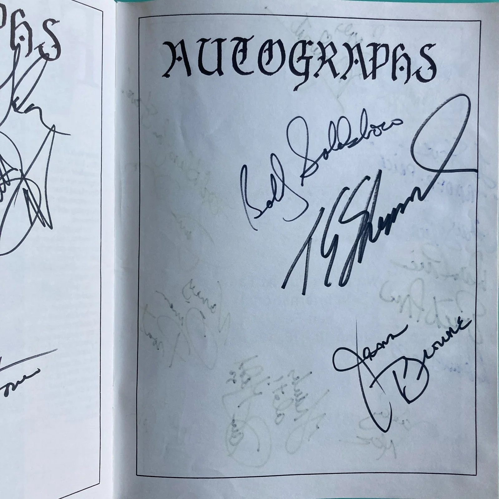 Tom Wopat David Lynn Jones T. G. Sheppard — Signed Souvenir Program Country Music FAN FAIR 1990 Tom Wopat Bobby Goldsboro +5, image 5