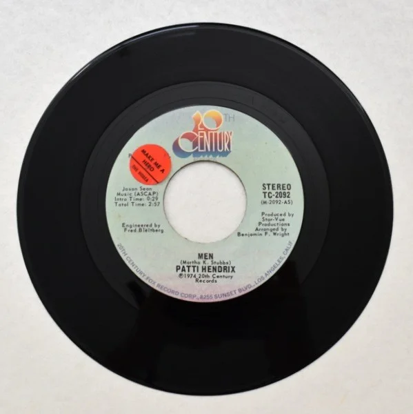 Patti Hendrix - Men (Stereo) / ST (Mono) [7-inch], image 2