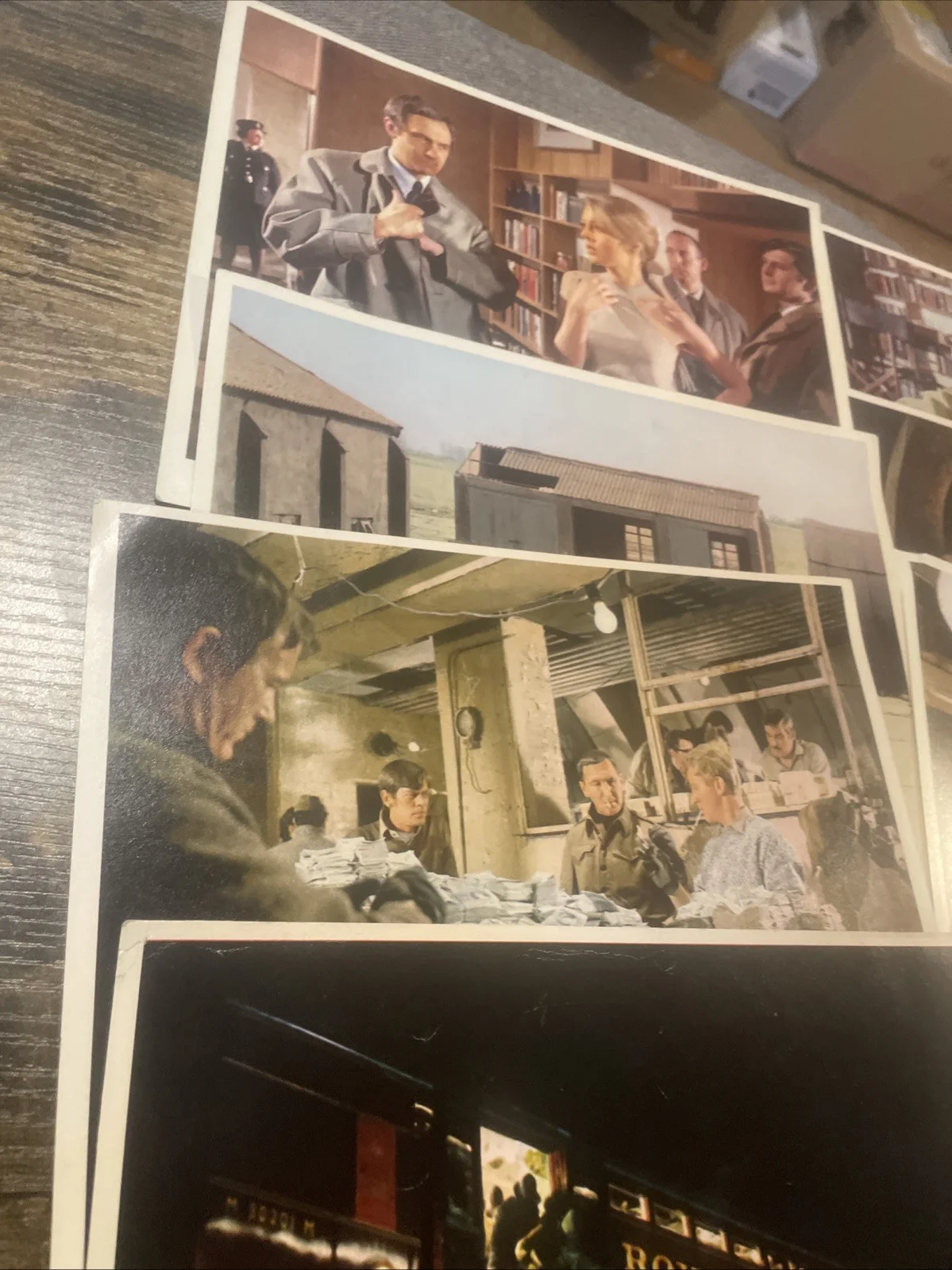 Robbery 8x ORIGINAL UK FOH Lobby Cards + Slides Stanley Baker Peter Yates 1967, image 3