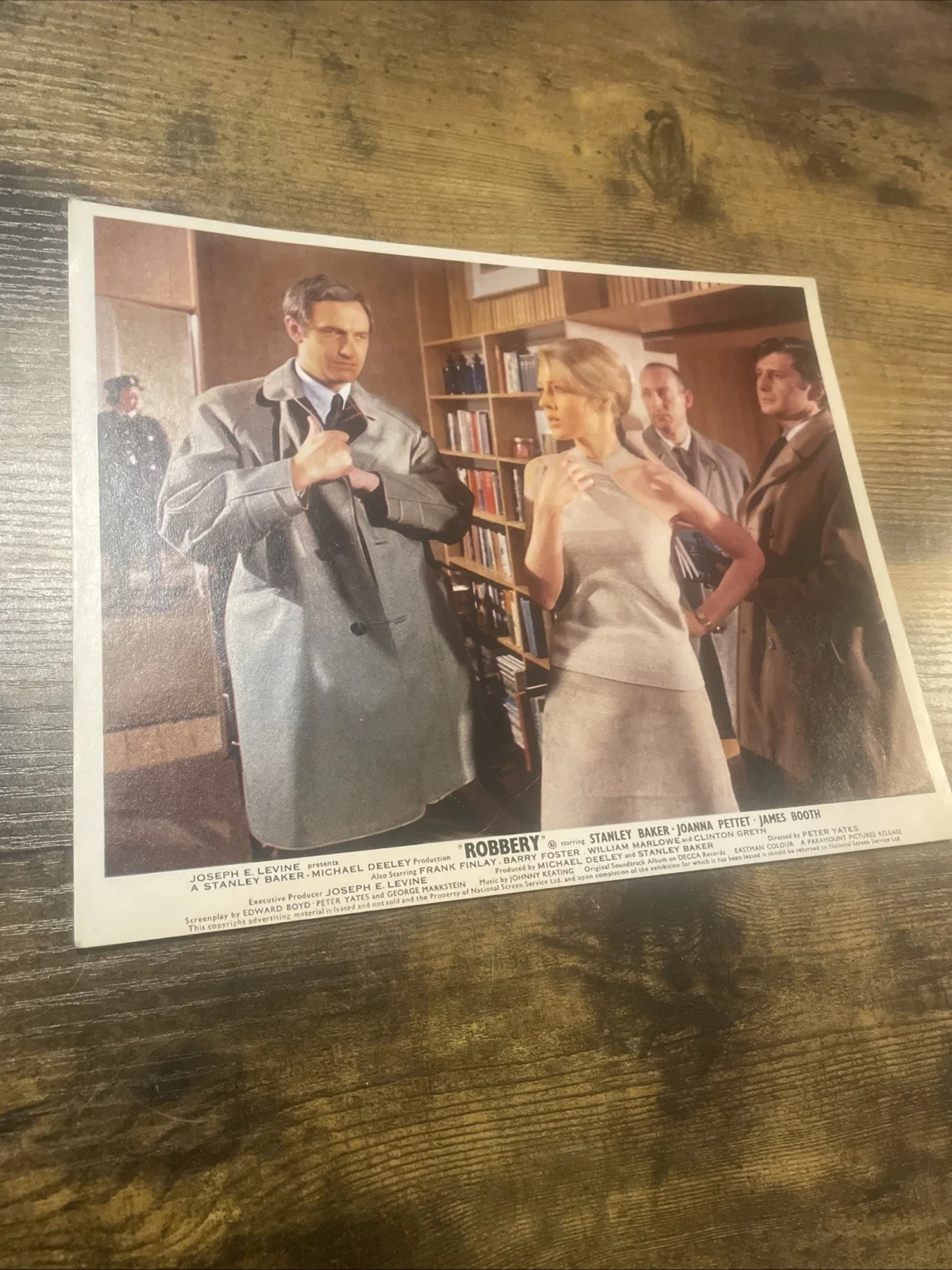 Robbery 8x ORIGINAL UK FOH Lobby Cards + Slides Stanley Baker Peter Yates 1967, image 5