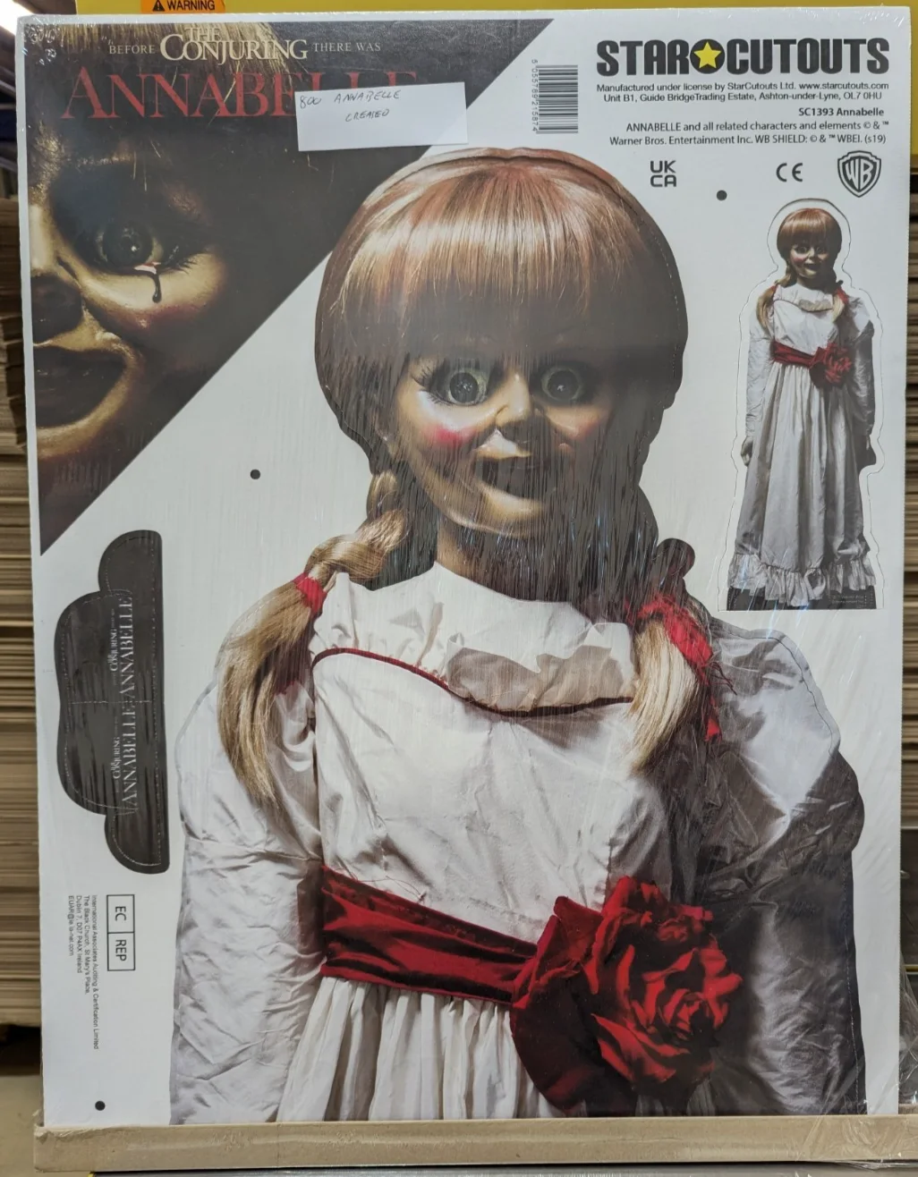 Annabelle from The Conjuring Cardboard Cutout / Standee 129cm Tall *Damaged*, изображение 2