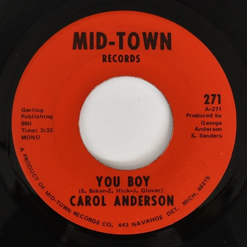 Carol Anderson - You Boy / Holding On [7-inch], изображение 3