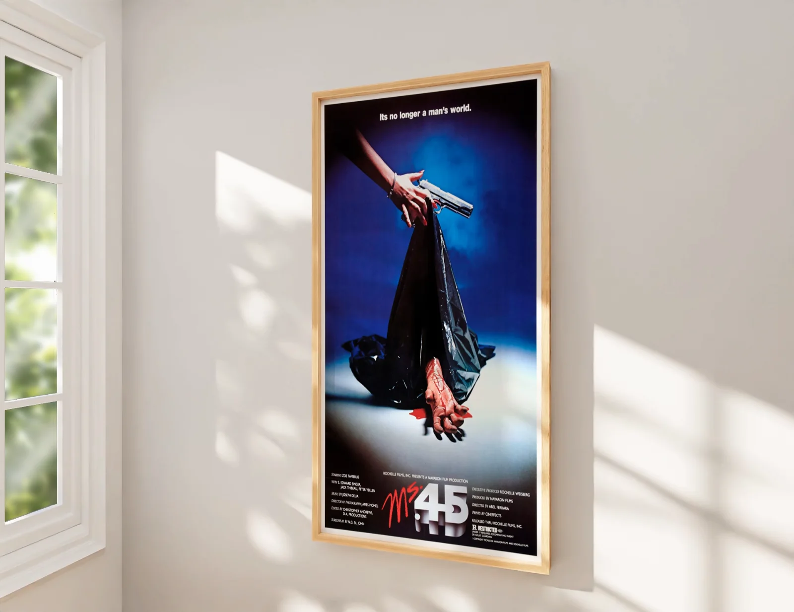 Ms .45 - 1981 Revenge Horror Restored 27.2" x 41" US One Sheet Poster, изображение 2