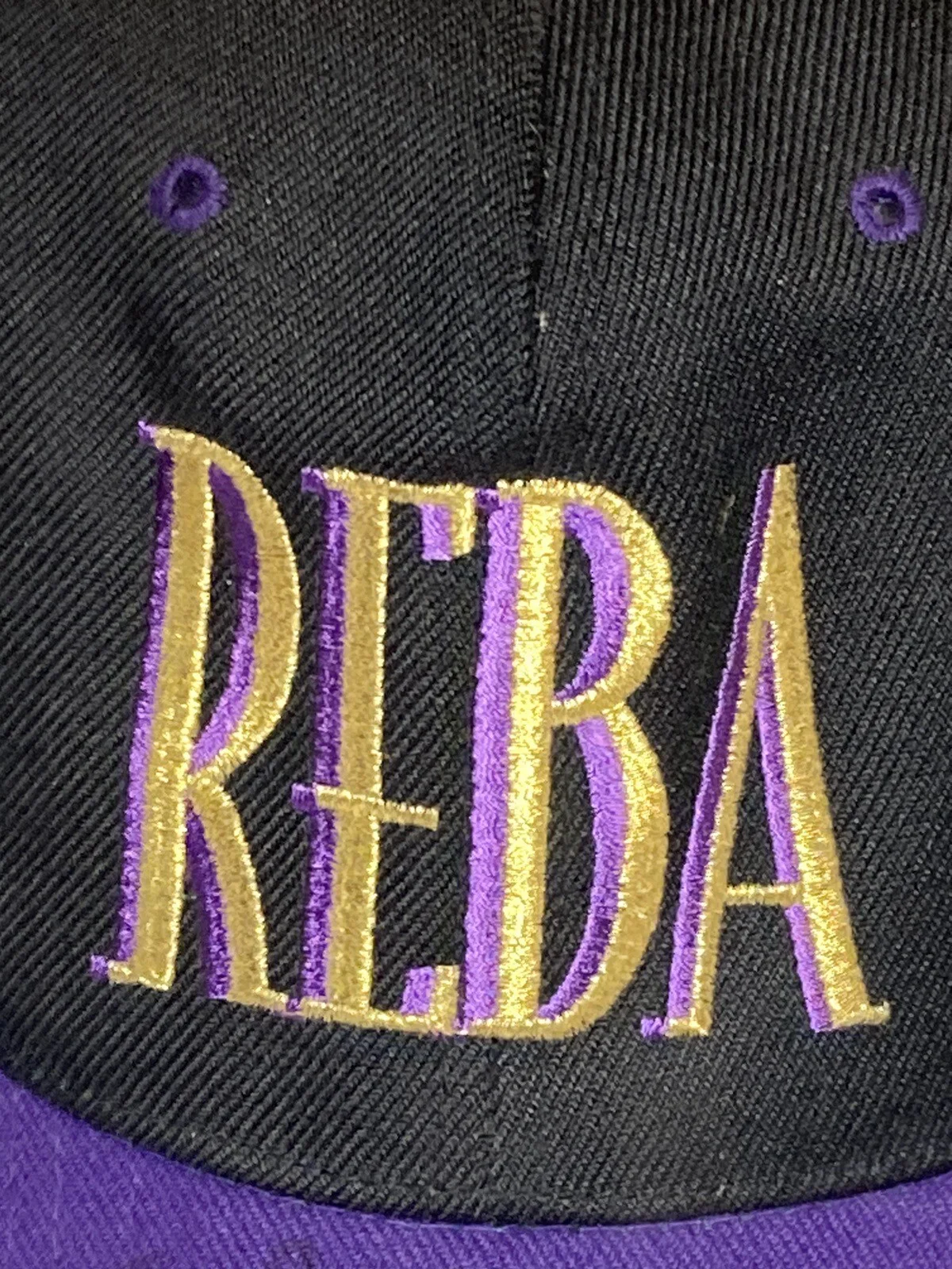 VTG Reba Mcentire Autographed Snapback Hat Cap Spell Out Embroidered Tour Music, изображение 3