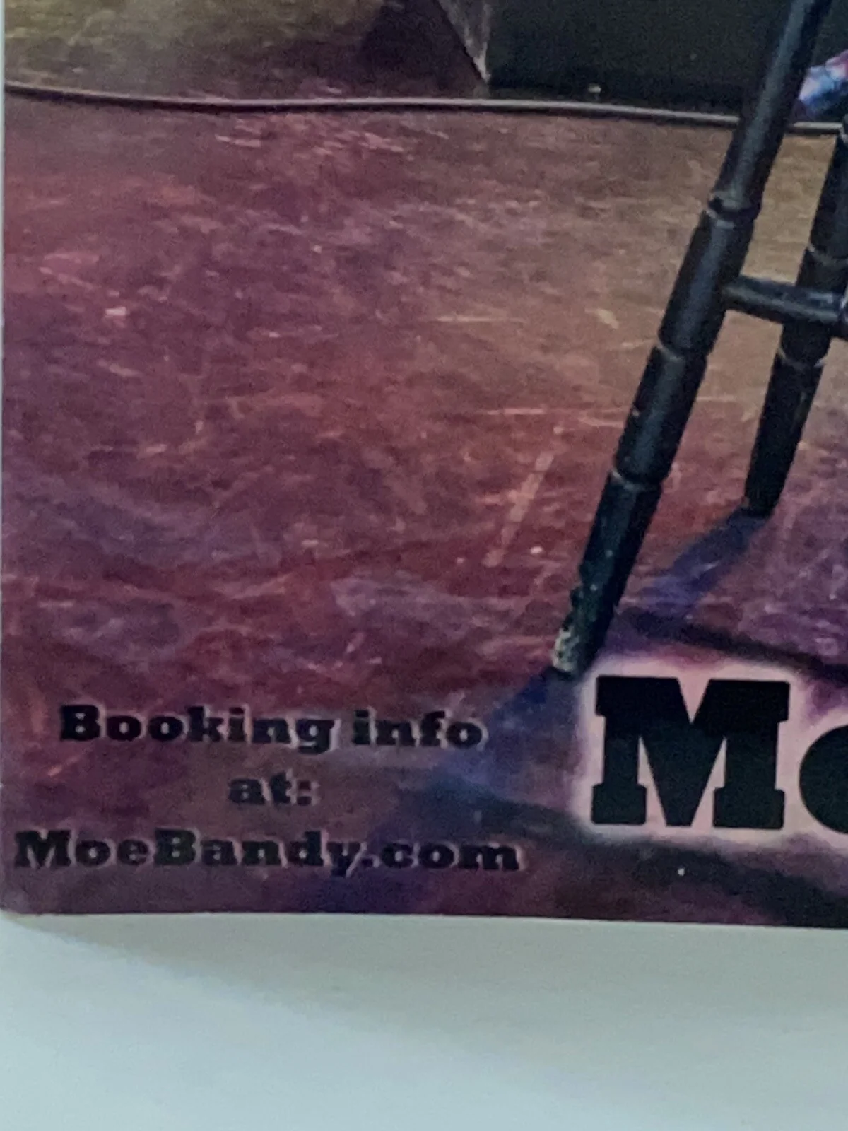 Moe Bandy Photo Poster Signed/Autographed-8x10 Color-Holding Guitar-Country Gift, изображение 4