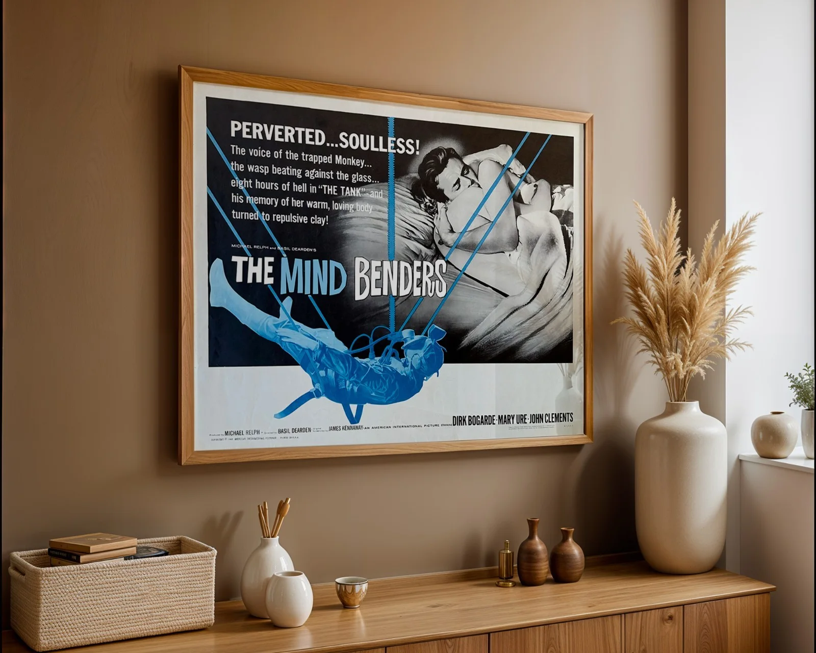 The Mind Benders - 1963 Sci-fi Thriller Restored 30" x 40" UK Quad Poster, image 3
