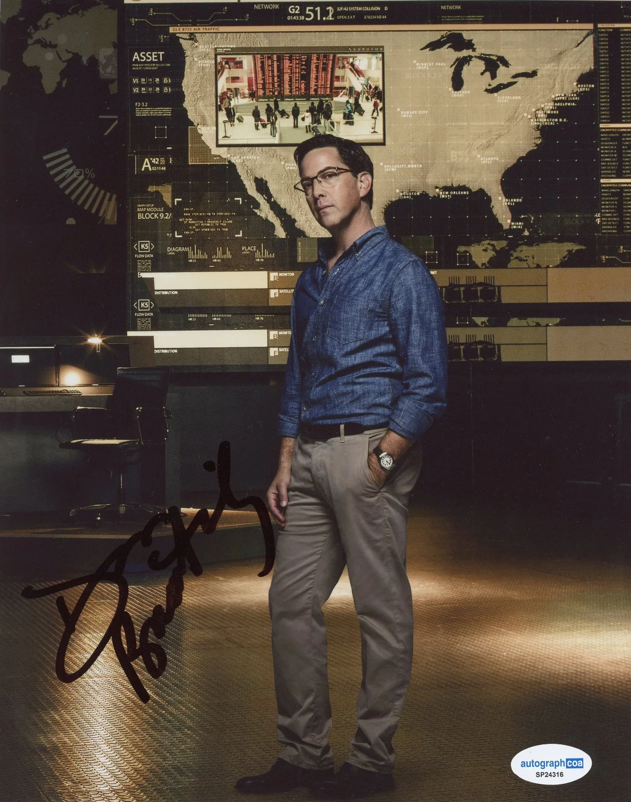 Dan Bucatinsky — Dan Bucatinsky Signed Autographed 24: LEGACY 8x10 Photo EXACT Proof ACOA A Hacks, изображение 2