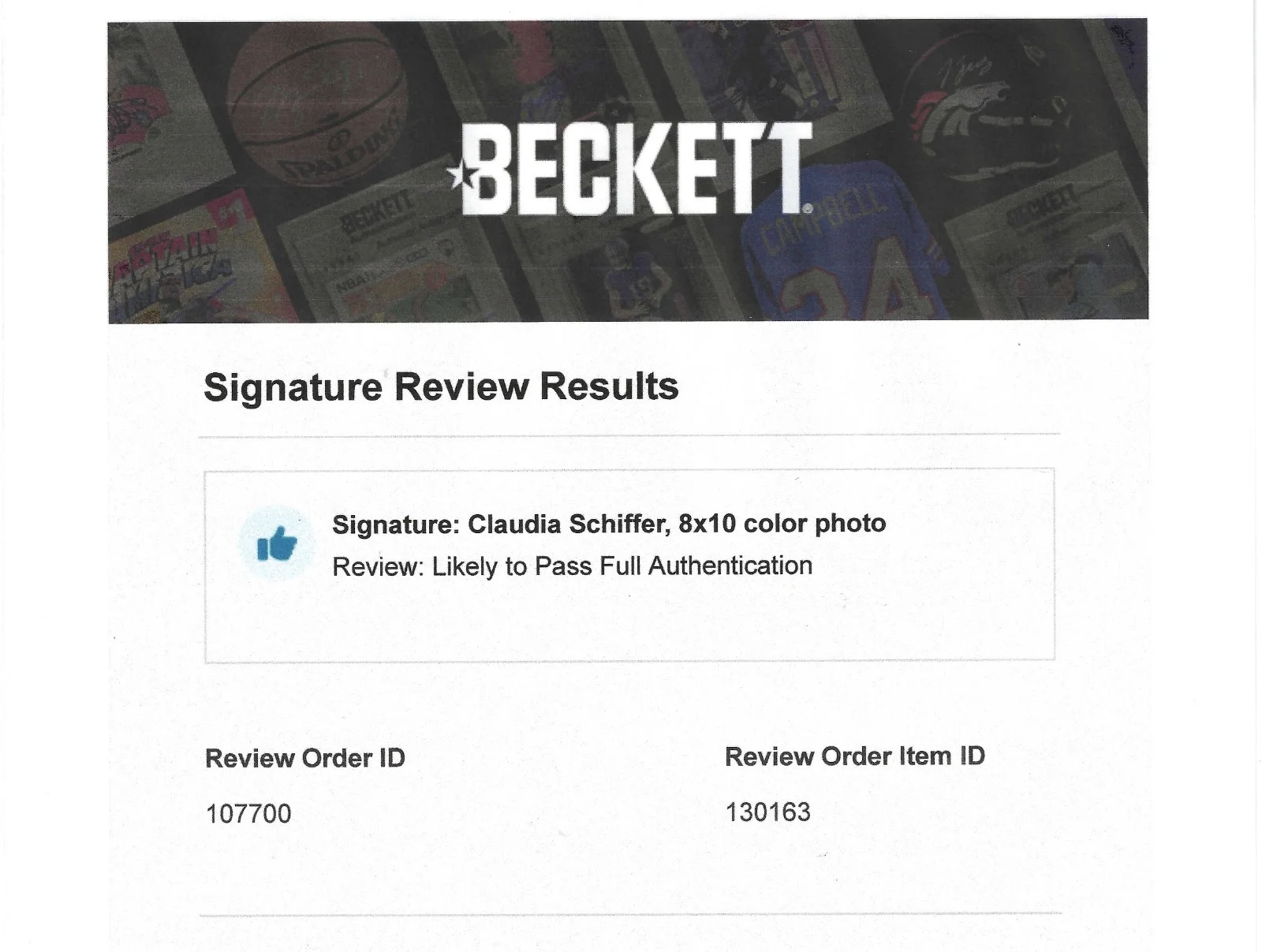 Claudia Schiffer — CLAUDIA SCHIFFER / Hot Sexy Signed Autograph Photo / 8x10 /BECKETT COA, изображение 2