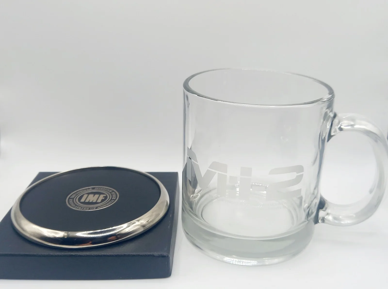 Rare Tom Cruise Mission Impossible 2 Memorabilia Glass Mug & Coaster Set, изображение 3