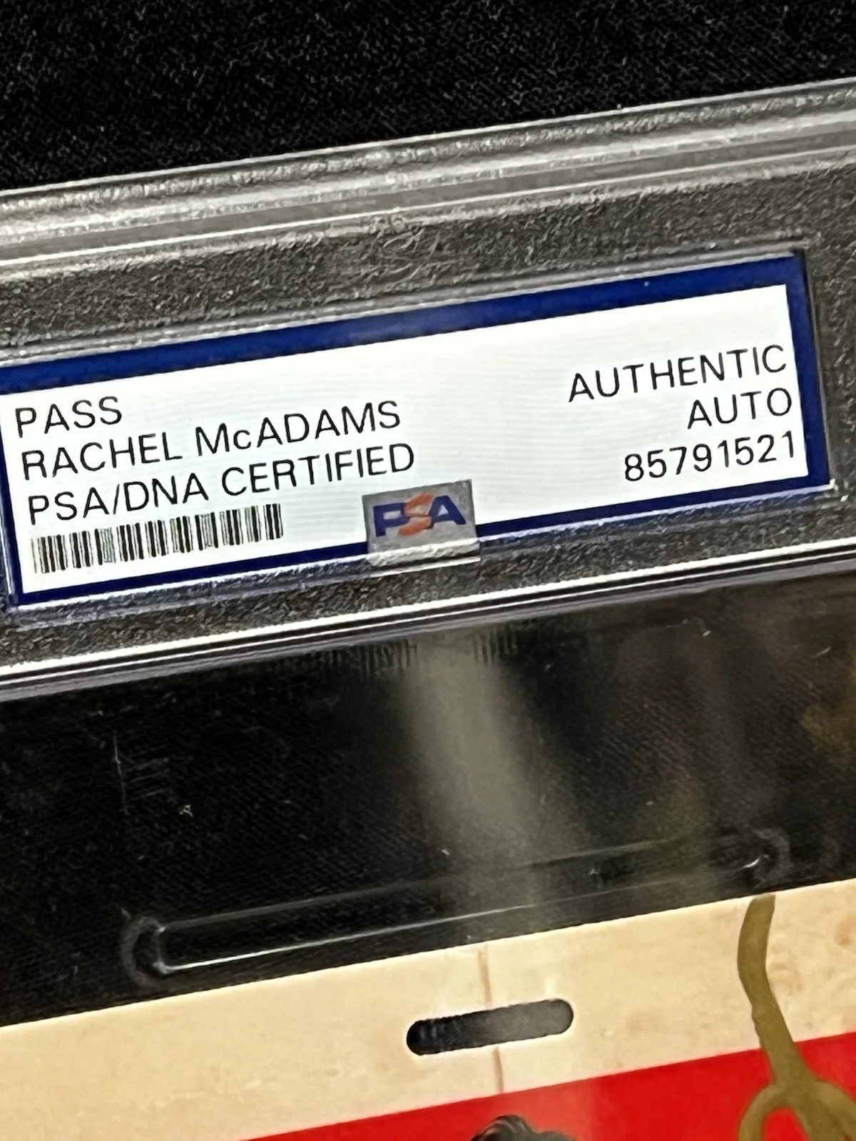 Rachel McAdams Send Help Movie Guest Pass — Rachel Mcadams Signed Autograph Guest Movie ￼Pass PSA/DNA Slabbed, image 2