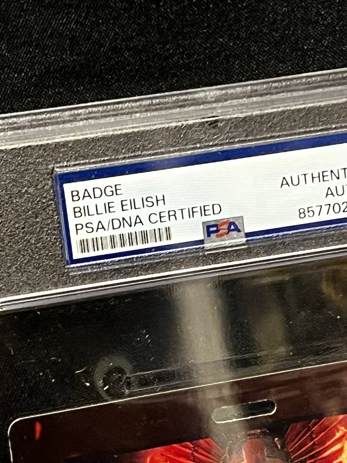 Billie Eilish — Billie Eilish Signed Autograph Avatar Guest Pass PSA/DNA Slabbed, image 2
