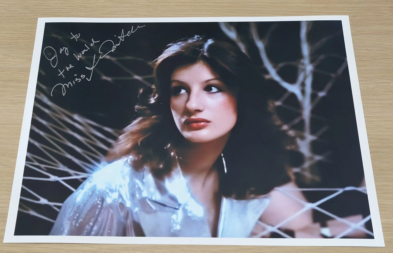 Miss Sharon Mitchell — Miss Sharon Mitchell ( Adult Film Star ) 8.5 X 11 Autograph Photo #5, изображение 2