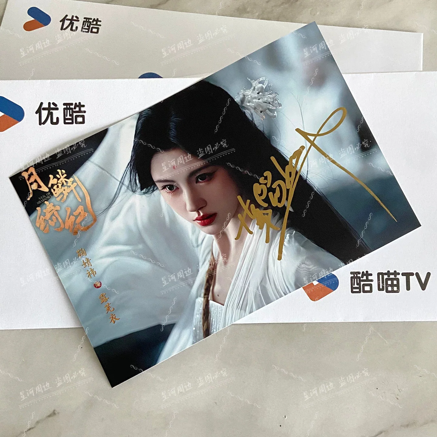 VEIL OF SHADOWS Tian Ruijia 6" Hand Signed Autographed Photo Autograph gift, изображение 5