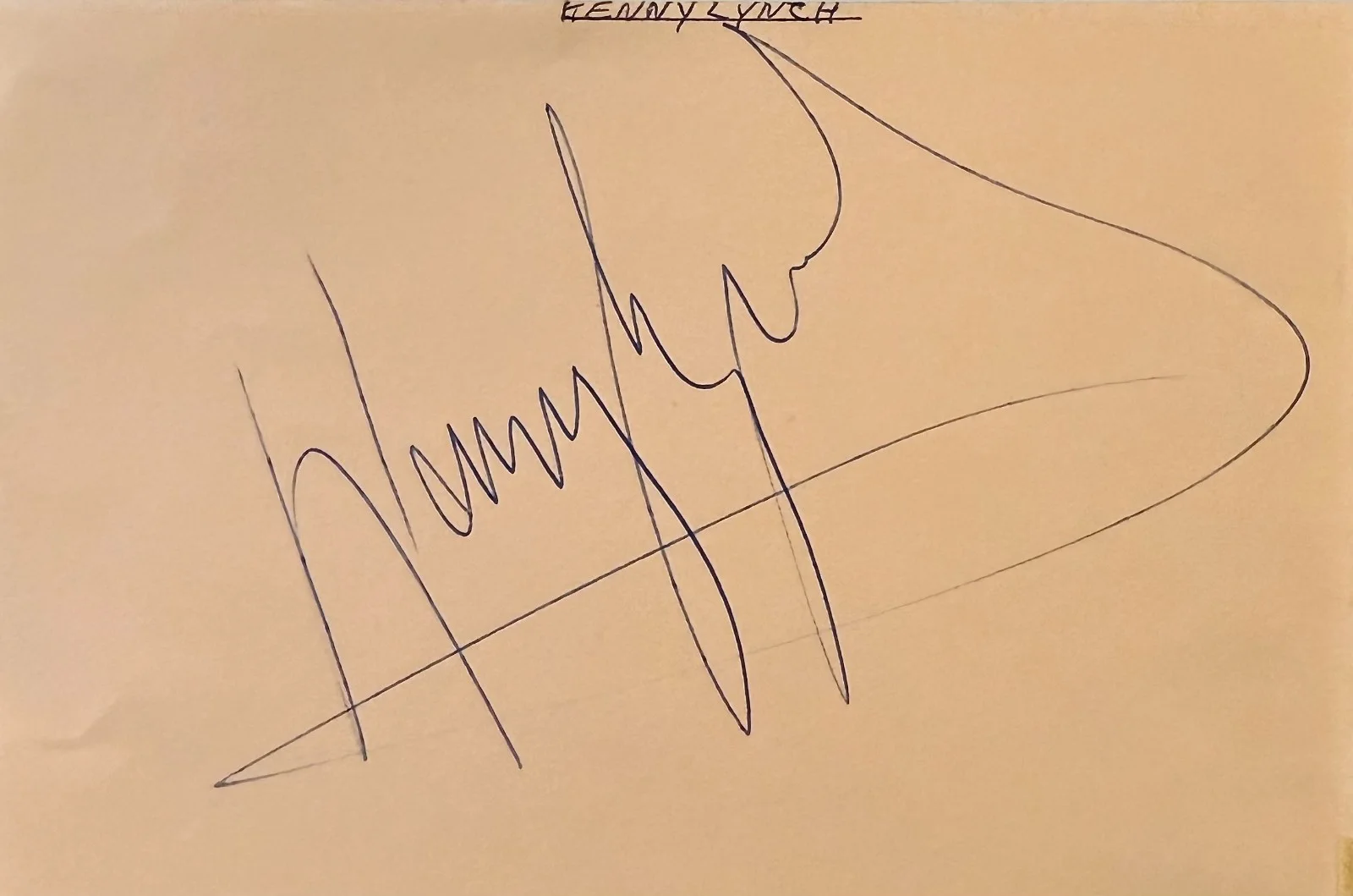 KENNY LYNCH Signed Autographed 4x6 ALBUM PAGE 1970s British Pop ENGLISH SINGER, изображение 3