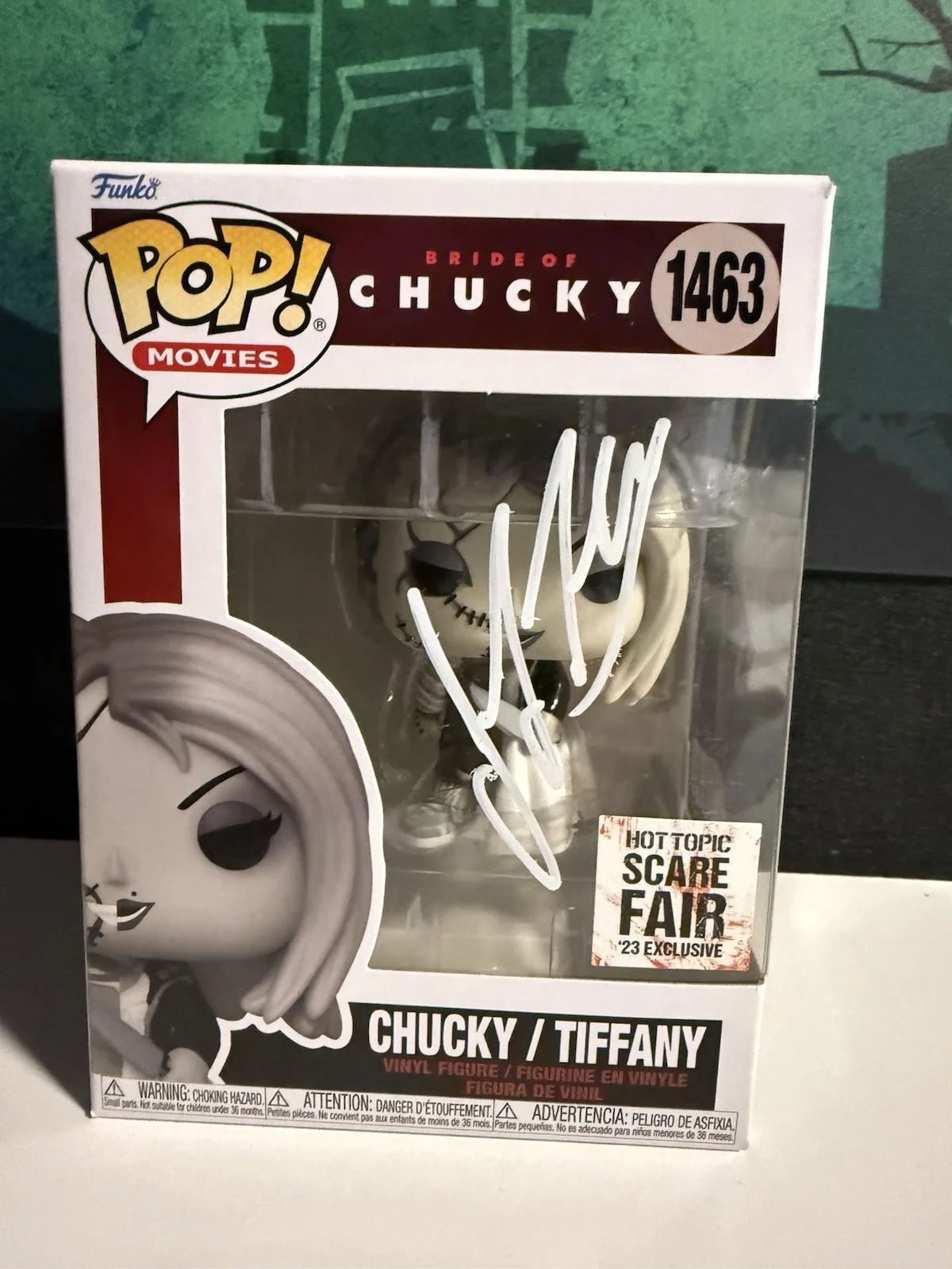 Jennifer Tilly — Jennifer Tilly signed Chucky Tiffany Scare Fair Funko Pop autograph Beckett BAS