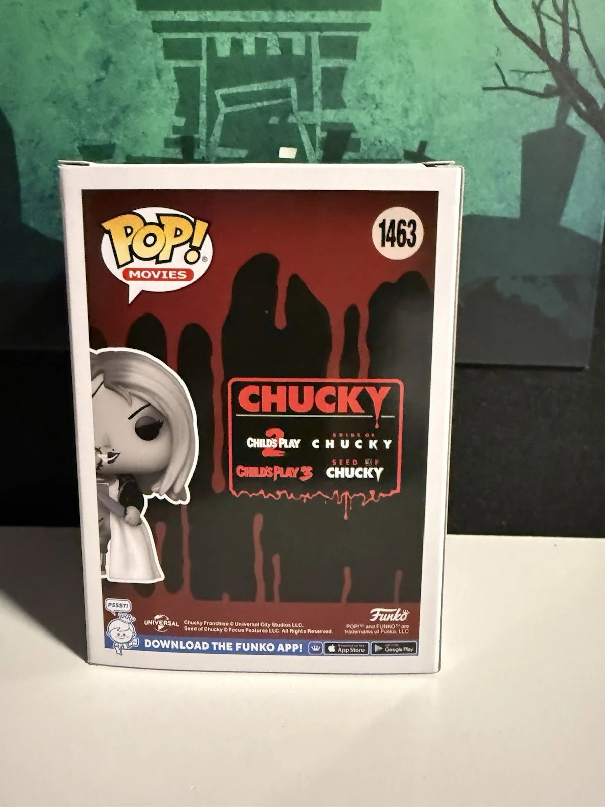Jennifer Tilly — Jennifer Tilly signed Chucky Tiffany Scare Fair Funko Pop autograph Beckett BAS, image 3