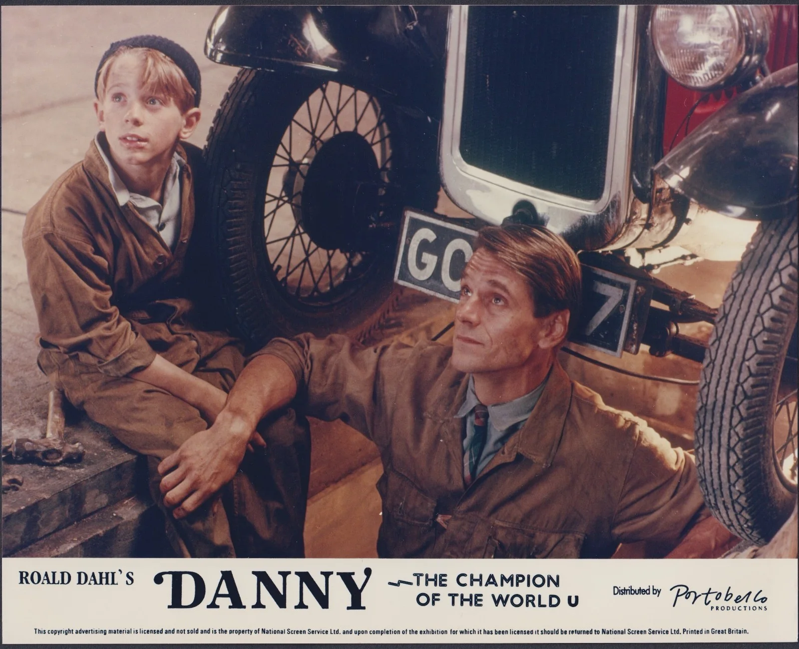 Danny, the Champion of the World 8x Original UK FOH Lobby Cards Roald Dahl 1989, изображение 3