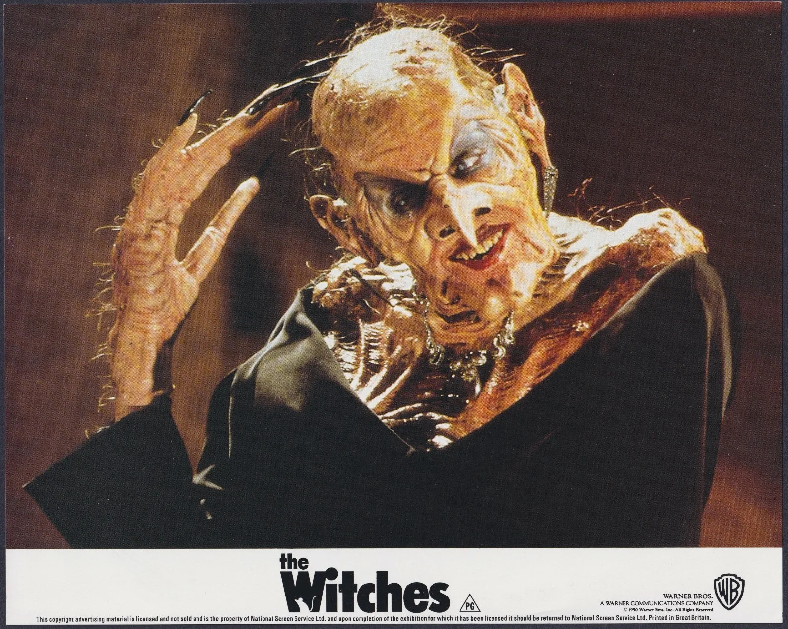 The Witches 8x Original UK FOH Lobby Cards Roald Dahl Anjelica Huston Roeg 1990, изображение 2