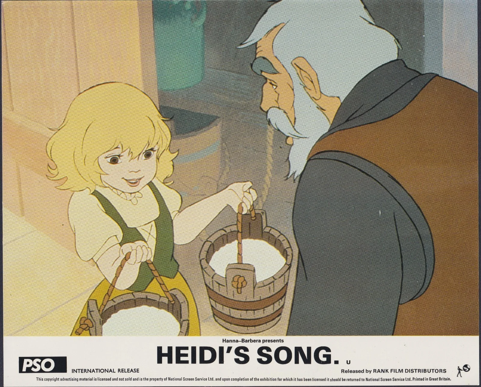 Heidi's Song 8x Original UK FOH Lobby Cards 1982, изображение 4