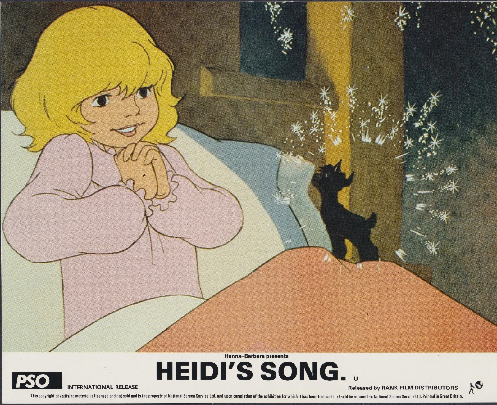Heidi's Song 8x Original UK FOH Lobby Cards 1982, изображение 5