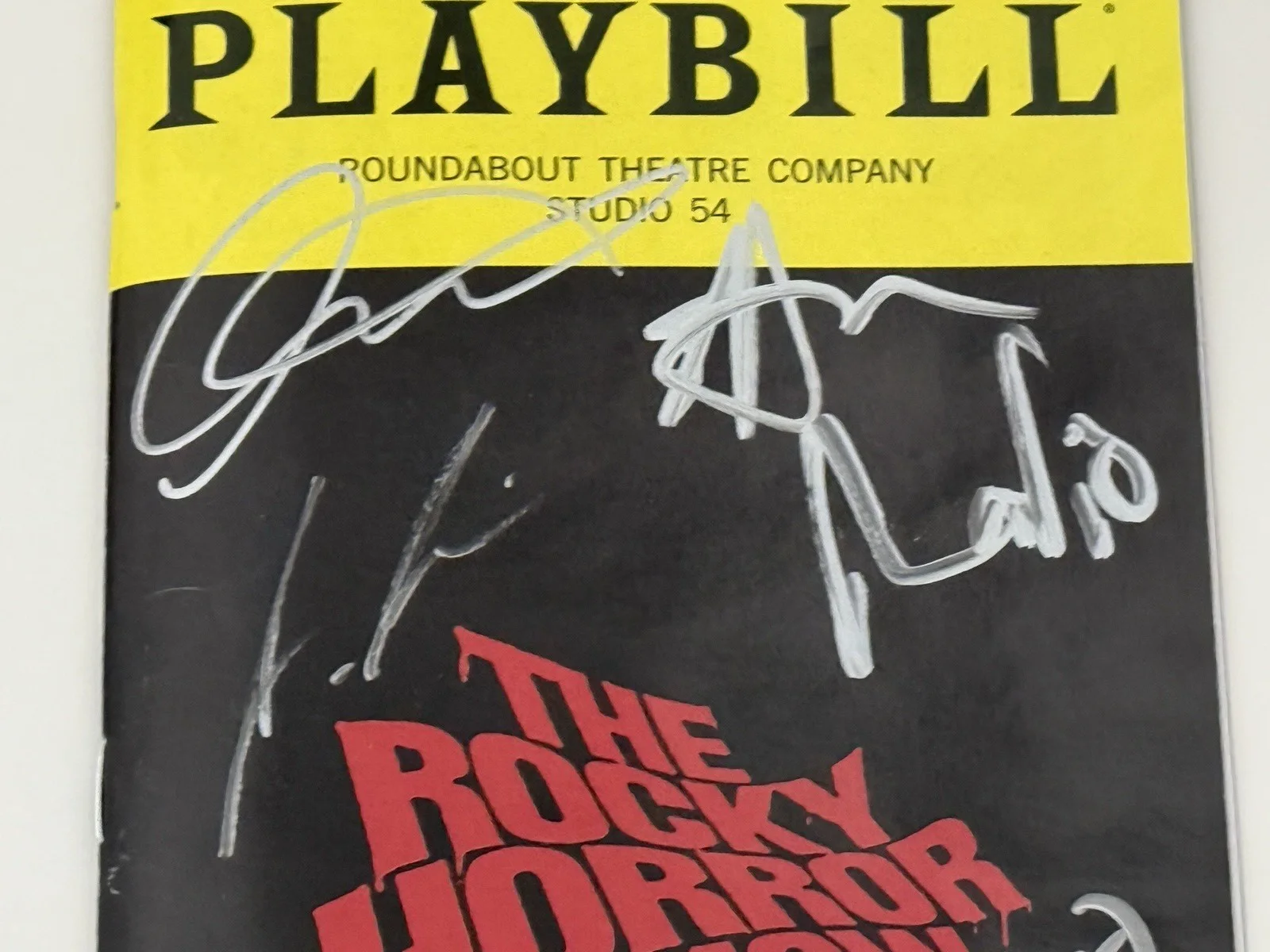 Luke Evans, Stephanie Hsu, Josh Rivera — The Rocky Horror Picture Show Broadway Signed Playbill Luke Evans Stephanie Hsu, image 4