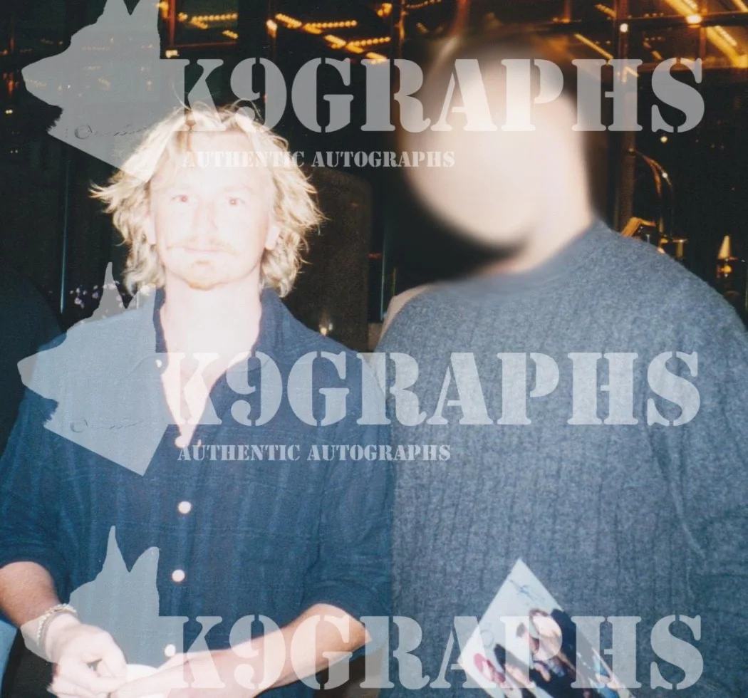 Scott Weiland Dean Robert Eric SIGNED Stone Temple Pilots STP 12x12 Flat w ACOA, image 4