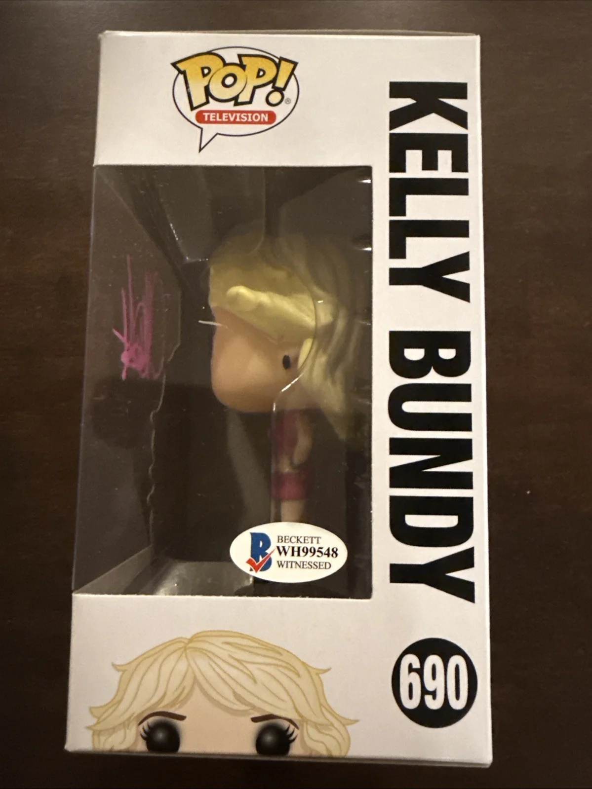 Christina Applegate — Christina Applegate Signed Kelly Bundy Funko Pop Beckett COA Autograph Witnessed, изображение 5