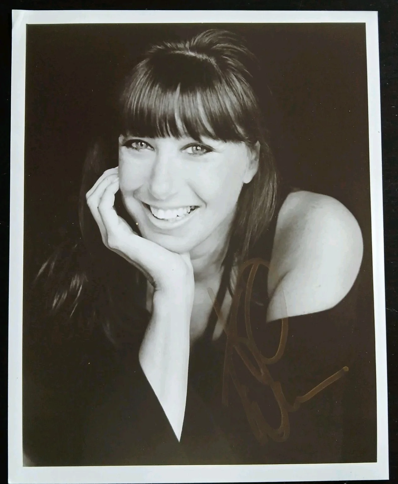donna karan — donna karan signed 8x10 photo fashion designer vintage 1990s, изображение 2