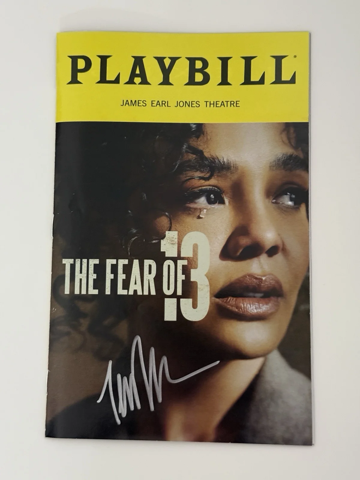 Tessa Thompson — The Fear of 13 signed Broadway Playbill Tessa Thompson