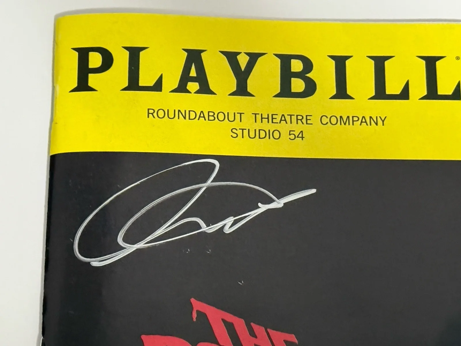 Luke Evans — The Rocky Horror Picture Show Broadway Signed Playbill Luke Evans 2026, image 3