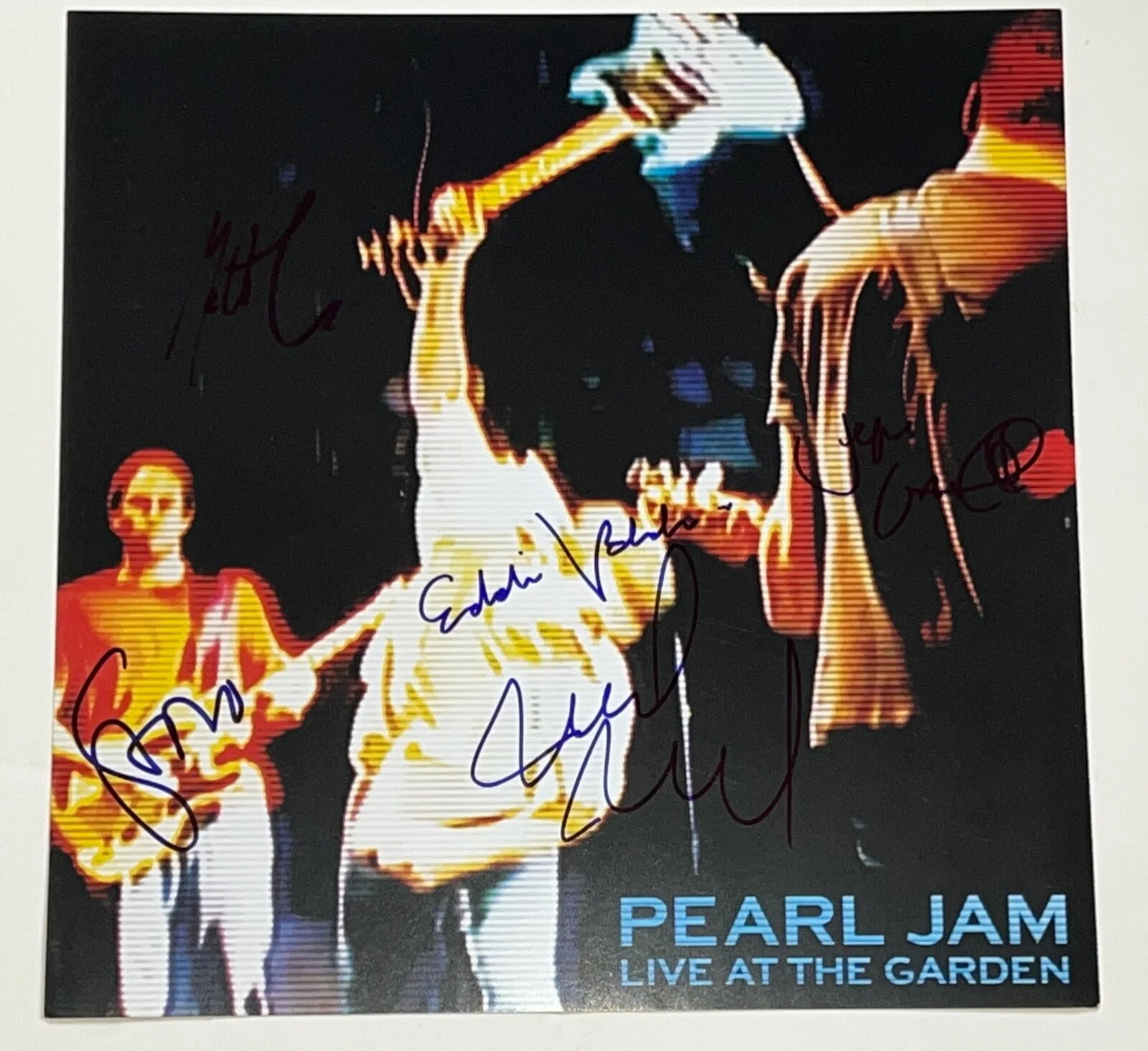 Pearl Jam Vintage SIGNED 12x12 flat Eddie Vedder Stone Jeff Mike Matt PROOF ACOA, изображение 4