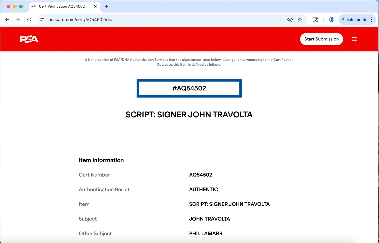 John Travolta, Phil LaMarr — John Travolta & Phil LaMarr signed Pulp Fiction script full 141 pages PSA DNA, image 3