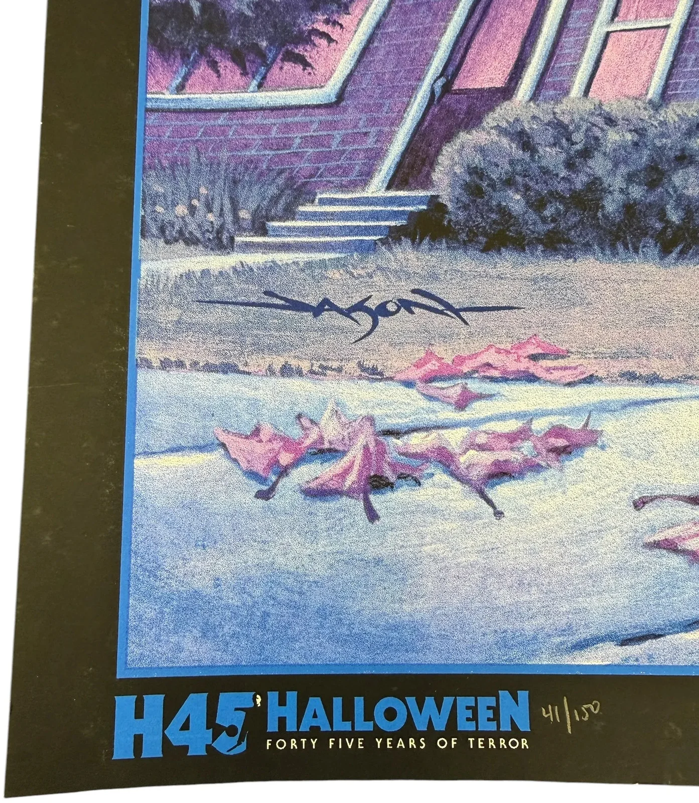 Nick Castle, John Carpenter — John Carpenter & Nick Castle signed 24x36 Art Print Variant LE Halloween 45 JSA, image 4