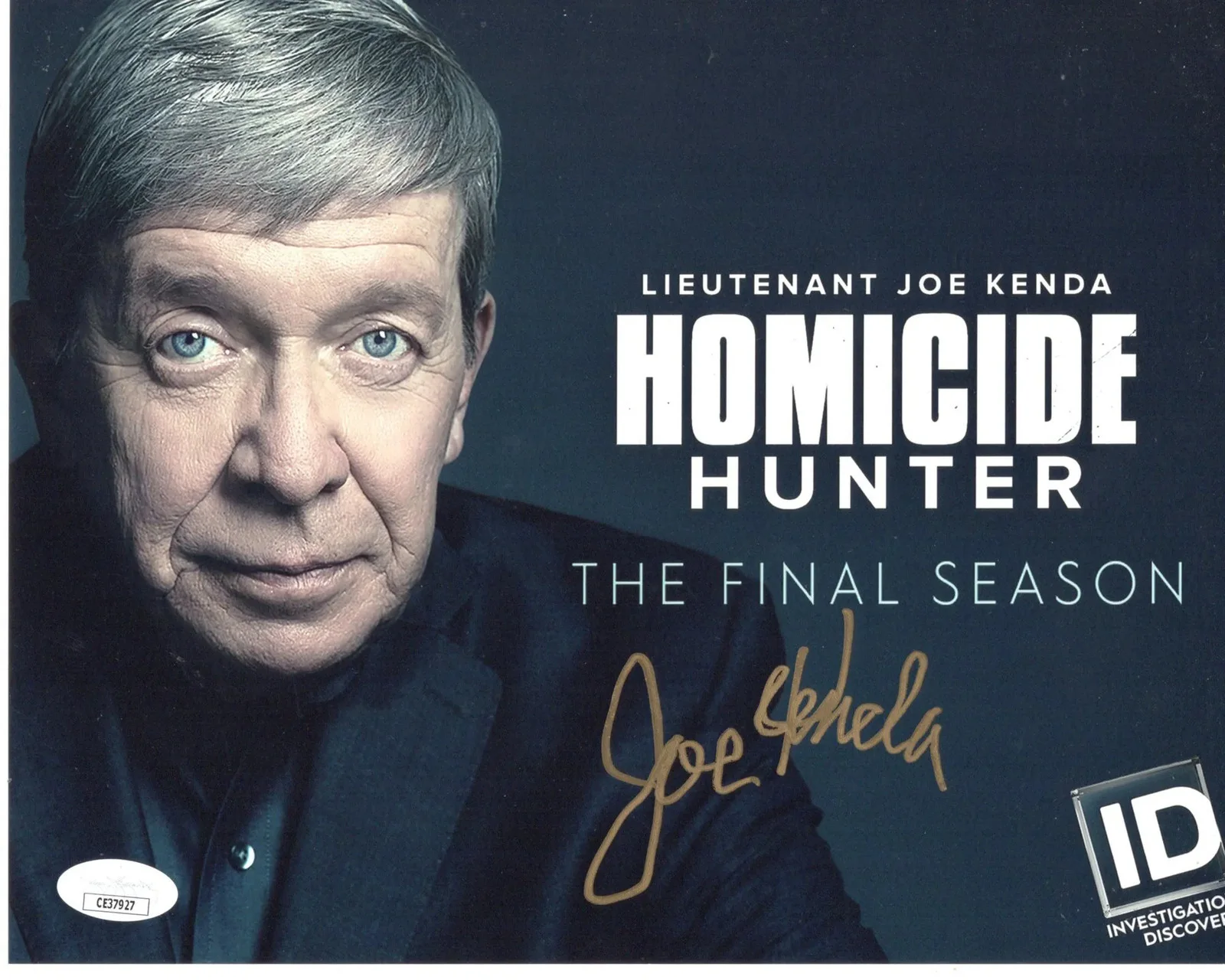 Joe Kenda — Joe Kenda signed 8x10 Photo Lieutenant Homicide Hunter JSA Authentication