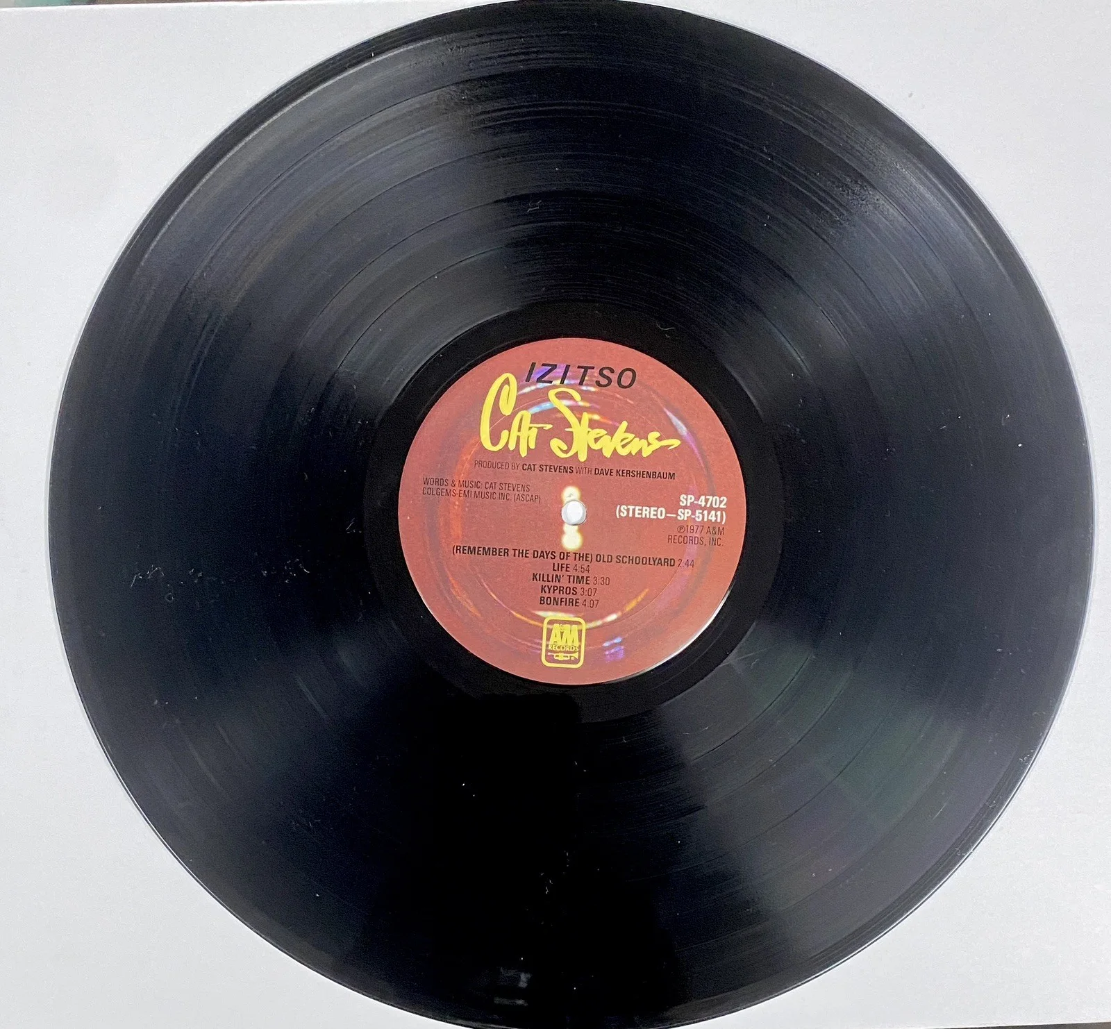 Cat Stevens Signed 'Izitso' LP – PSA, image 3