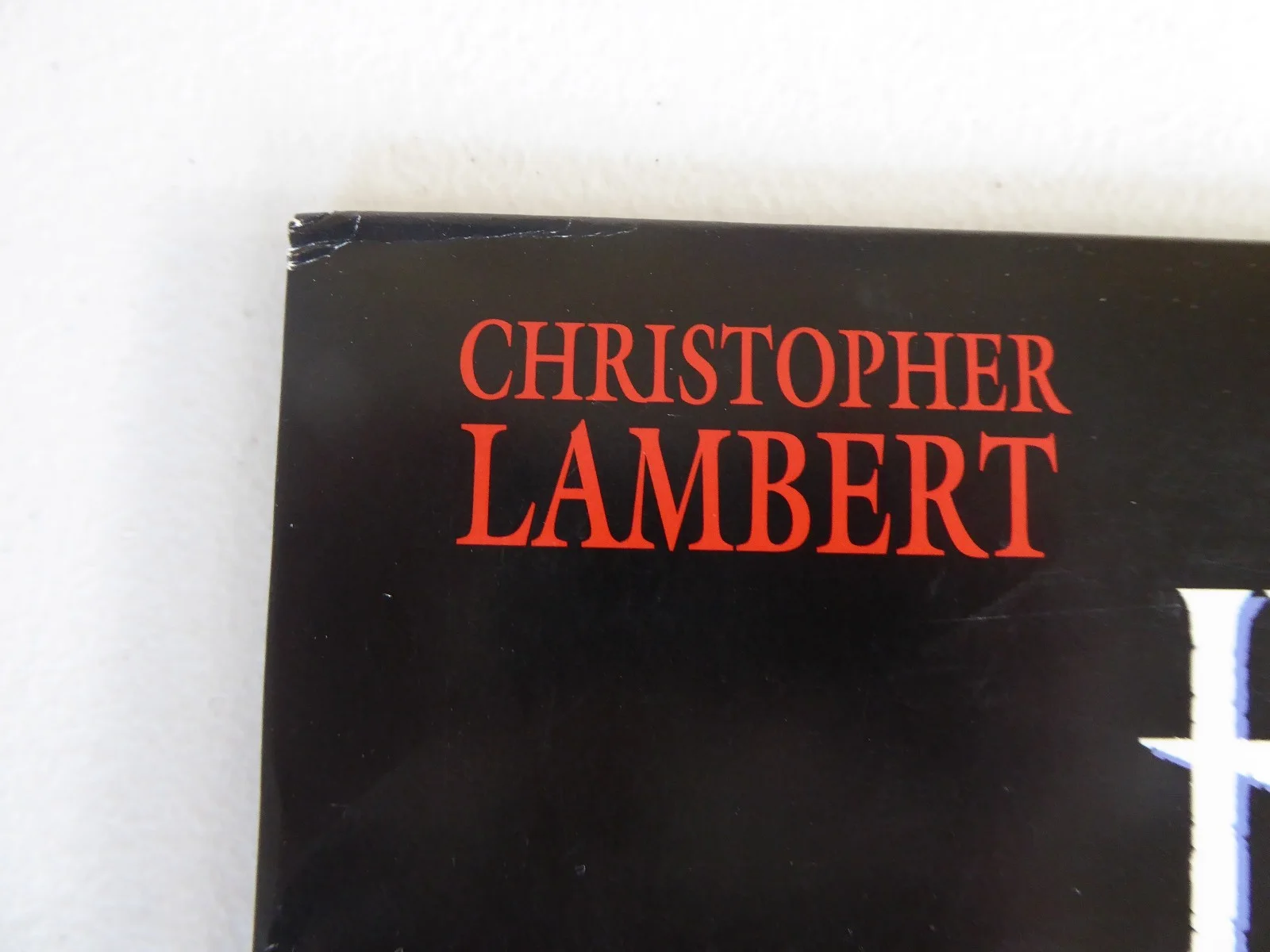 Christopher Lambert Signed Highlander Laserdisc Auto, Connor MacLeod, JSA COA, изображение 3