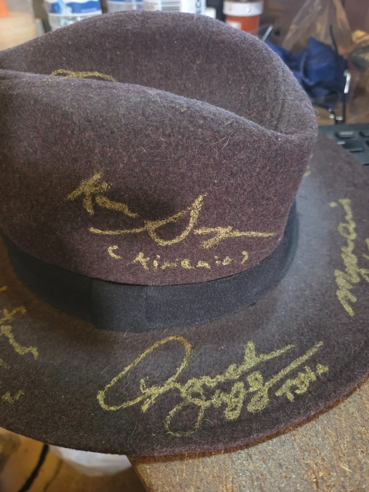 NIGHTMARE ON ELM STREET cast signed freddy krueger hat x9 ROBERT ENGLAND~WEST ++, изображение 4