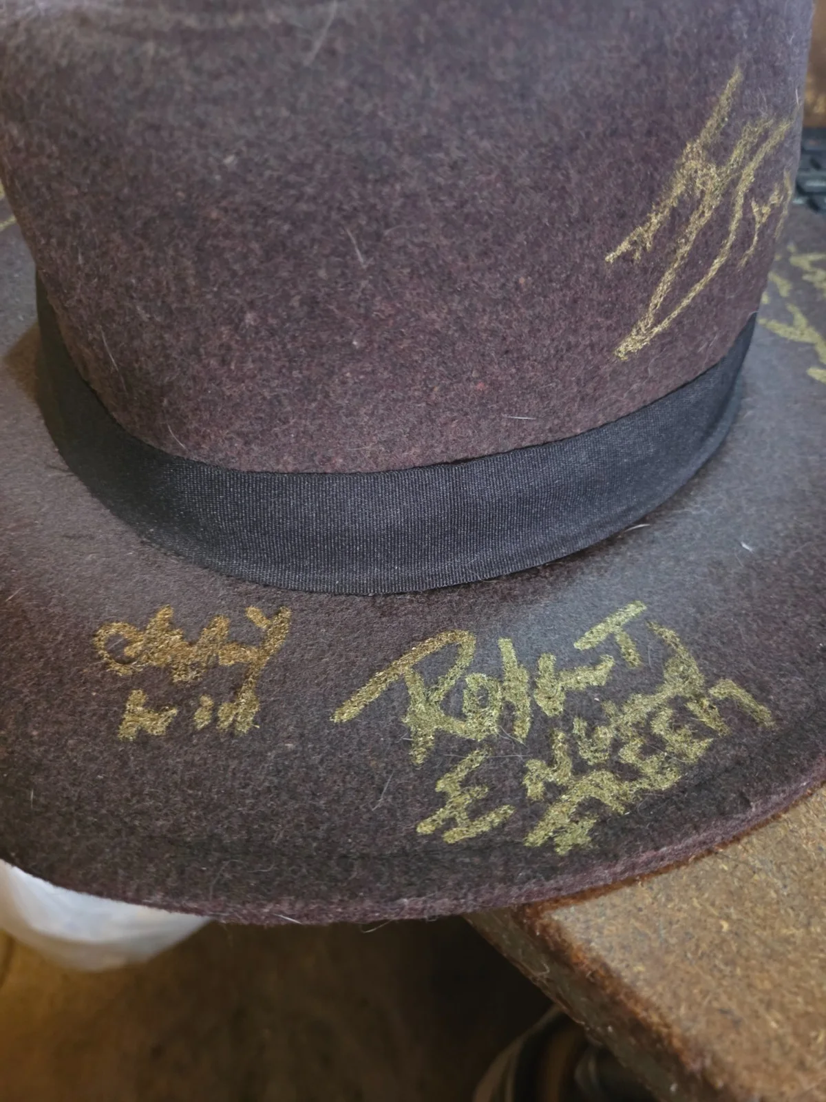 NIGHTMARE ON ELM STREET cast signed freddy krueger hat x9 ROBERT ENGLAND~WEST ++, изображение 5