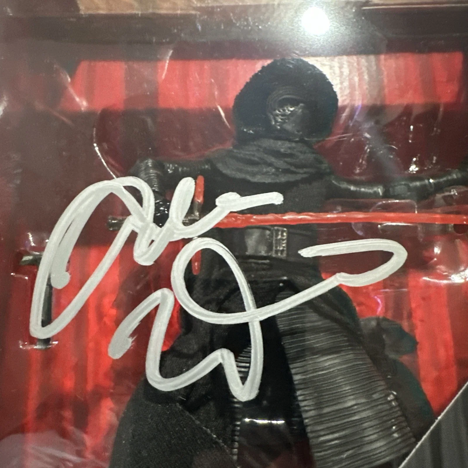 Adam Driver — Kylo Ren Adam Driver Autograph STAR WARS Black Series SIGNED Autograph CA COA, изображение 2