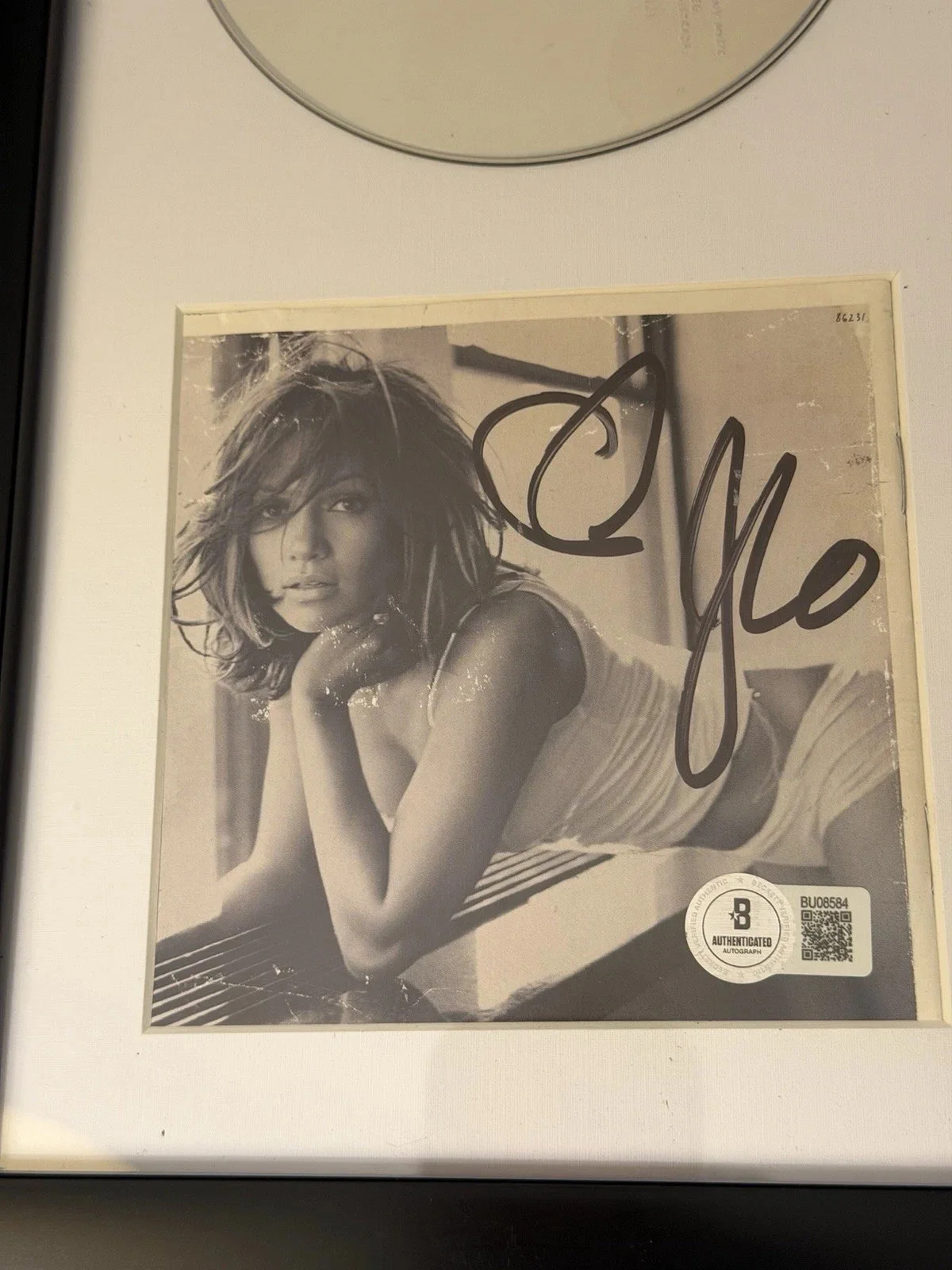 JENNIFER LOPEZ signed " This Is Me... Then "CD ALBUM framed BECKETT BAS free s/h, image 2