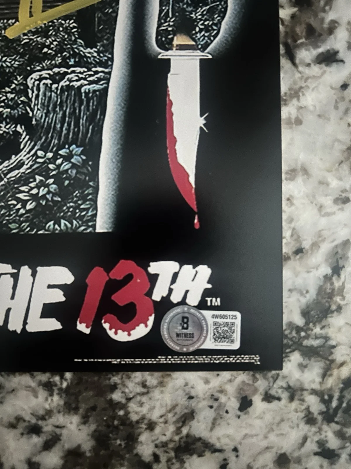 Ari Lehman Friday The 13th Signed 8x10 Inscribed “Lord Of The Lake” BAS COA, изображение 3