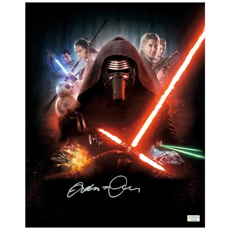 Adam Driver — Adam Driver Autographed Star Wars The Force Awakens International 16x20 Photo