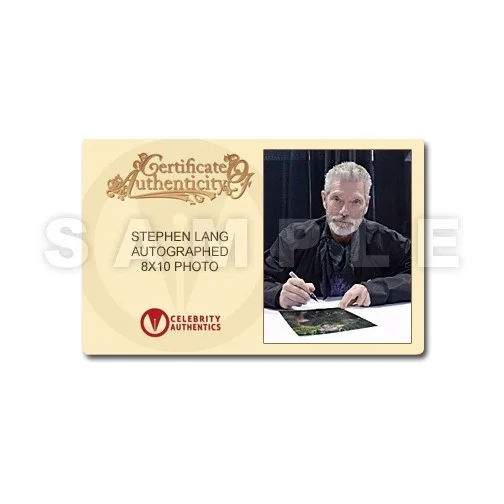 Stephen Lang — Stephen Lang Autographed 2011 Terra Nova Commander Taylor 8x10 Photo, image 2