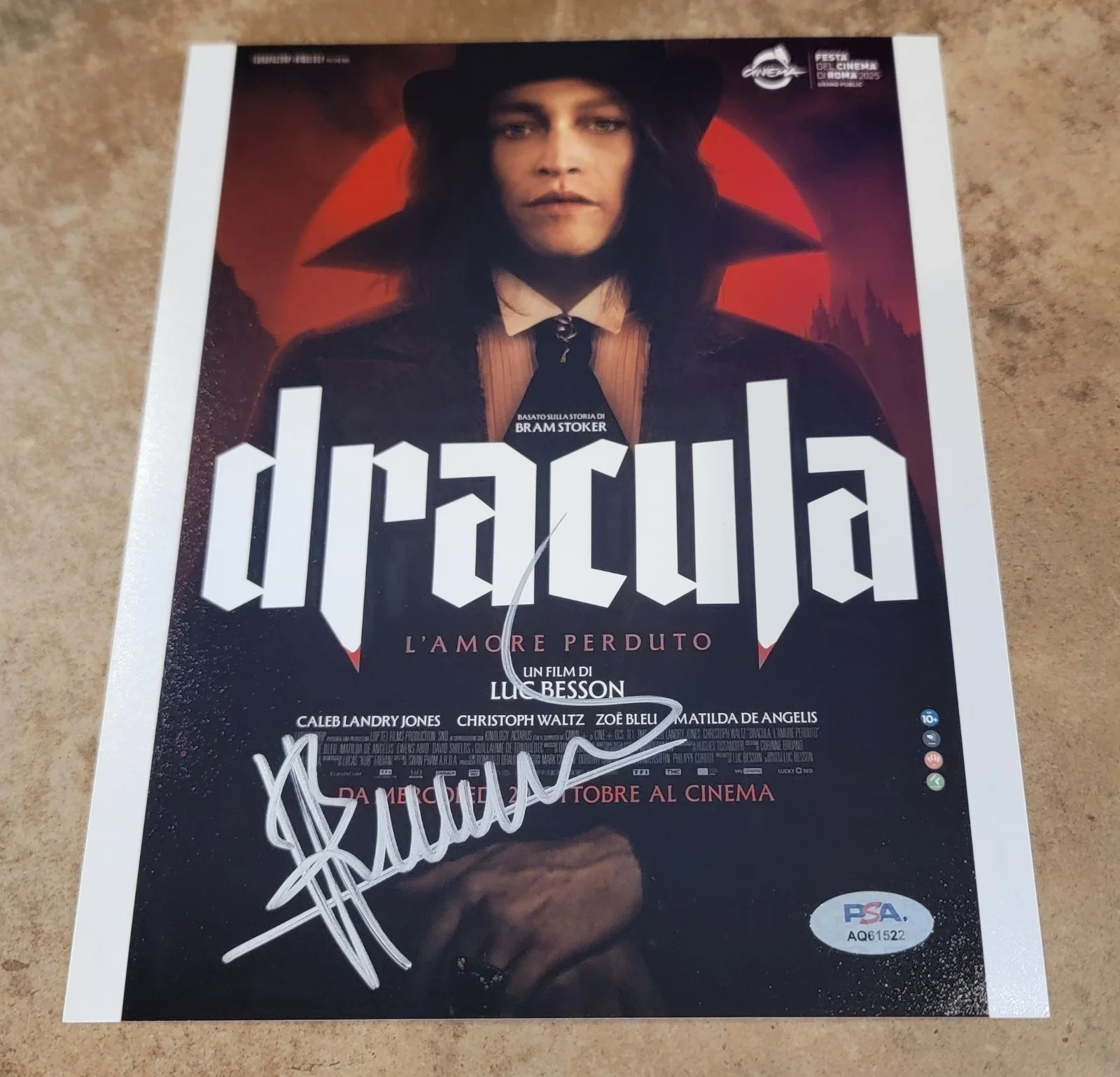 Luc Besson — Luc Besson signed 8x10 photo autograph PSA DNA director Dracula